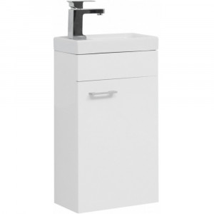 Тумба с раковиной Aquanet Нота R 40 (Moduo) белый